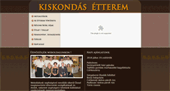 Desktop Screenshot of kiskondasetterem.hu